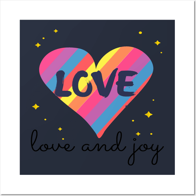 love and joy Wall Art by shorshop